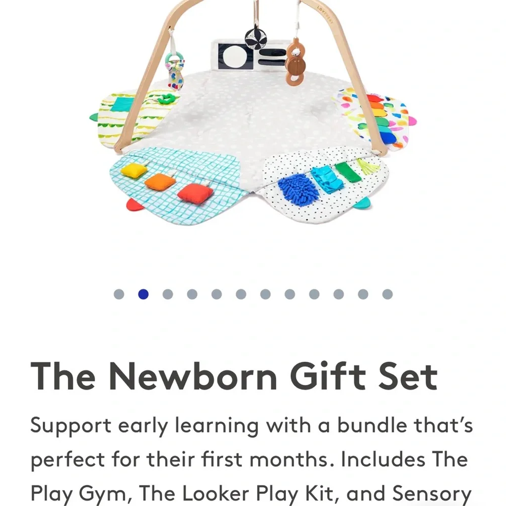 Lovery Colorful Newborn Play Gym and Toy Set